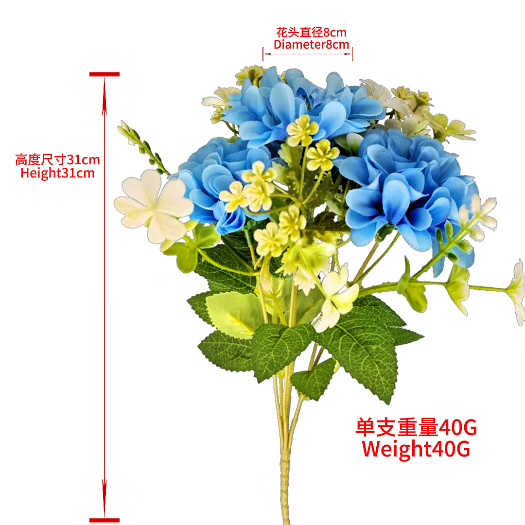 Flower bouquet decoration, acrylic cherry narcissus flower balls, dried goods, fragrant little flowers, 2# rose small bouquets, gift flower arrangement materials details Picture