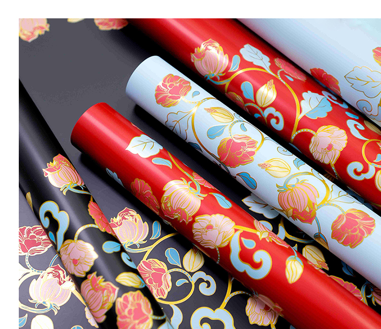 Xihua Nong Yuyin Paper Series vine flower wrapping paper, plastic waterproof opp bouquet paper, flower shop floral art materials pic 9