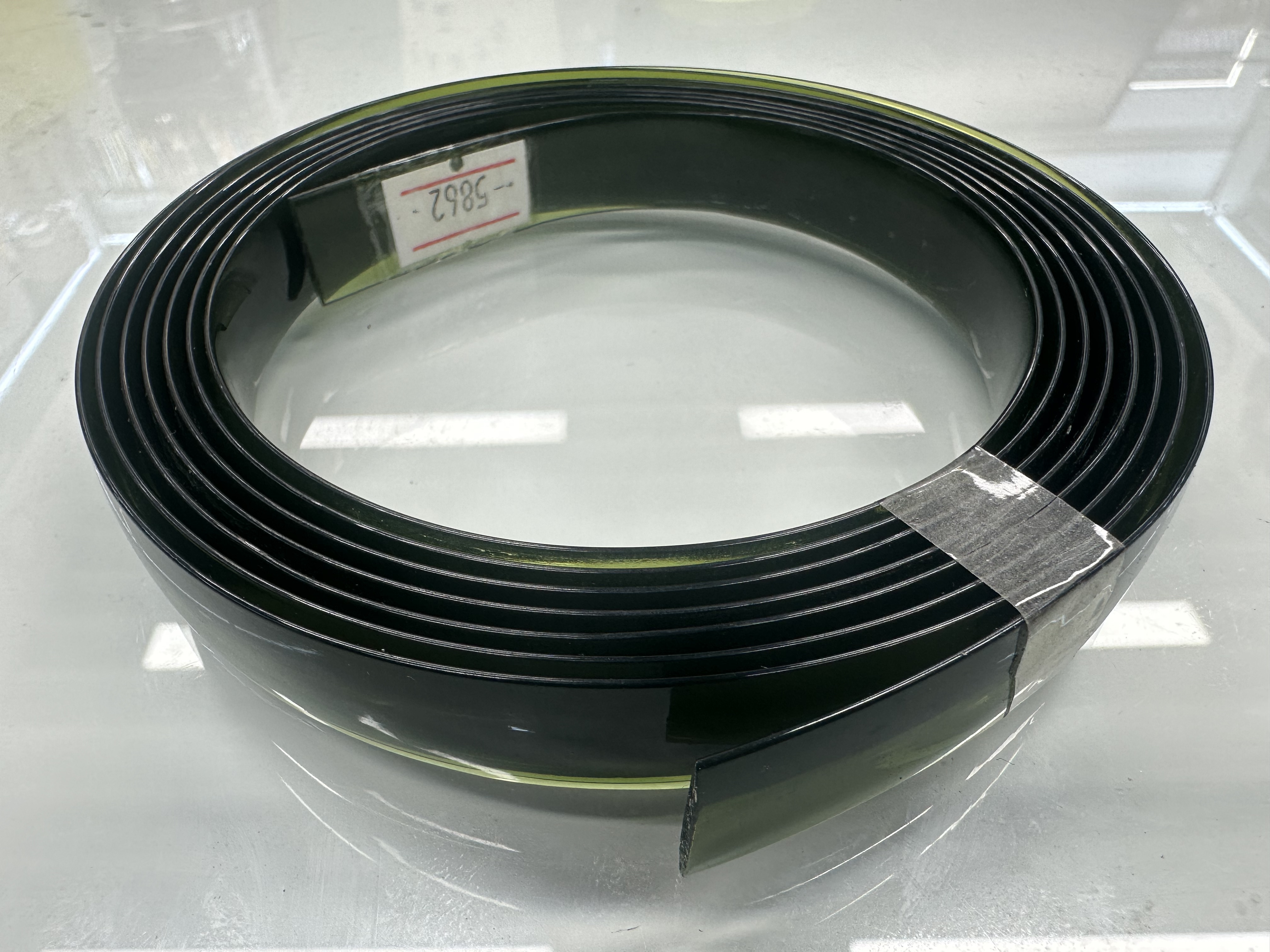 PVC塑胶皮带辅料鞋材辅料饰品配饰厂家直销#鞋面pvc裱贴条详情5