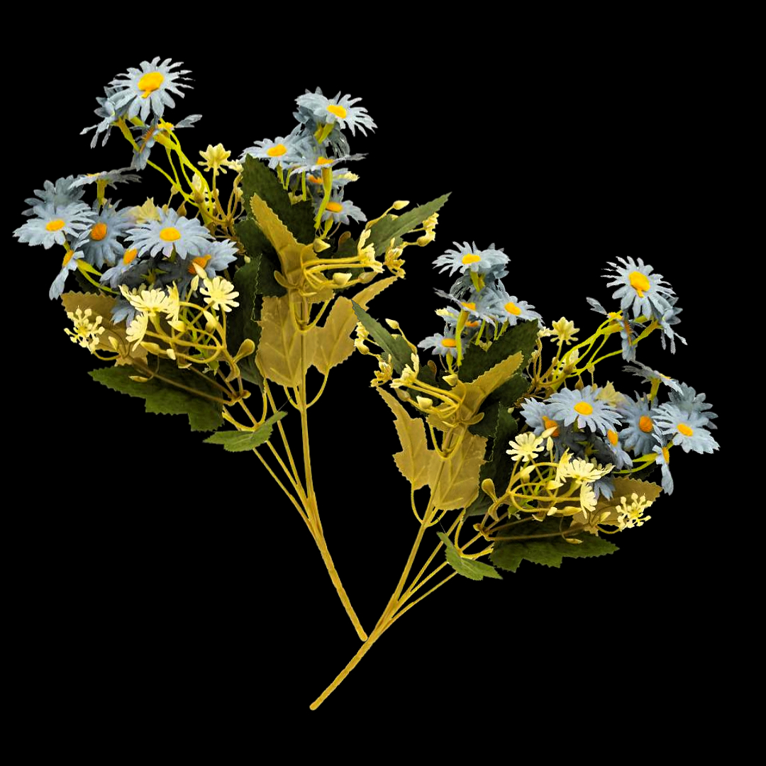 A combination of 25 small daisies, autumn-colored flower bouquets, woolen floral art tape, preserved flowers, decorative flower mud, and fruit wrapping paper Application Scenario