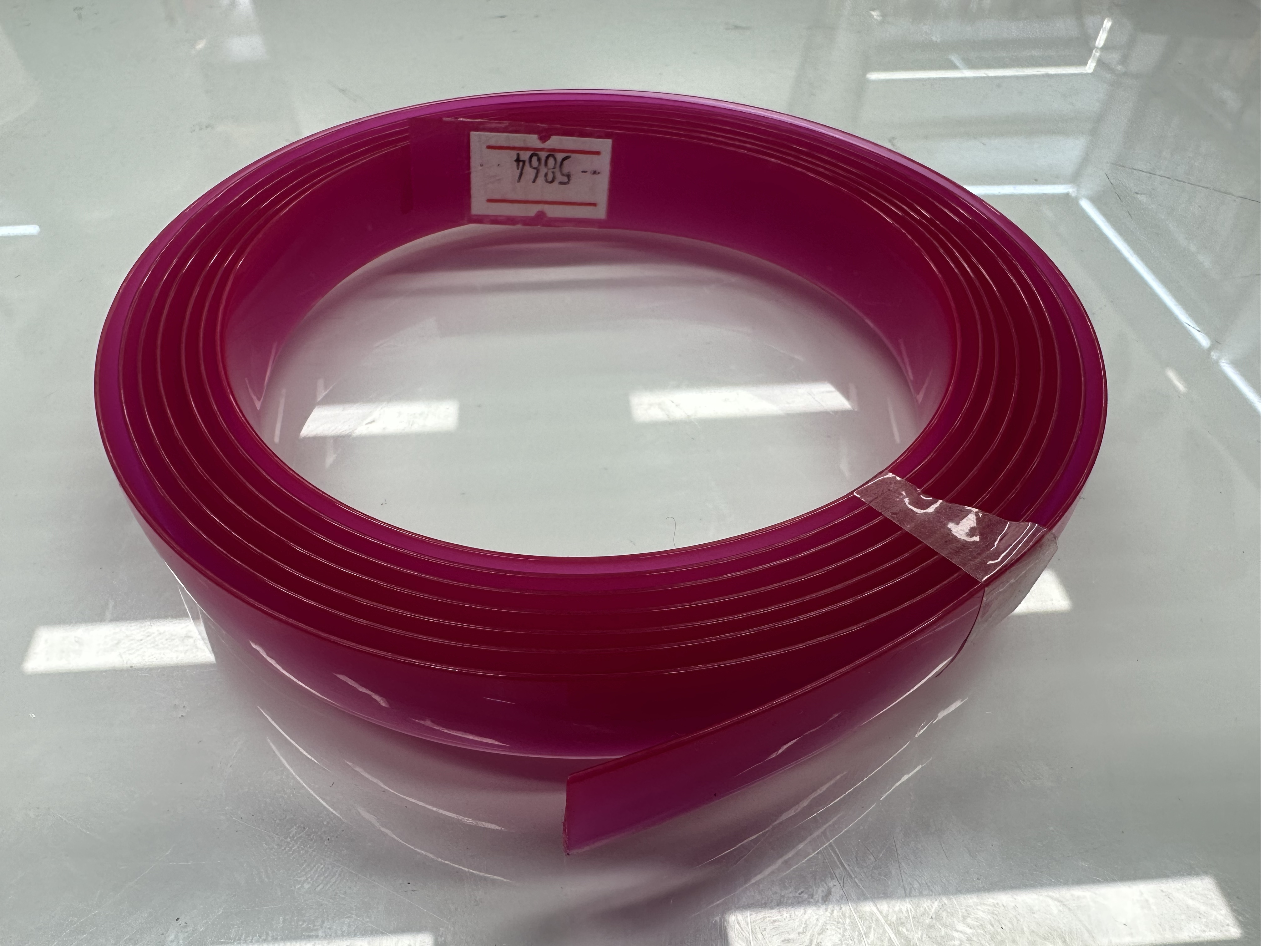 PVC塑胶皮带辅料鞋材辅料饰品配饰厂家直销#鞋面pvc裱贴条详情7