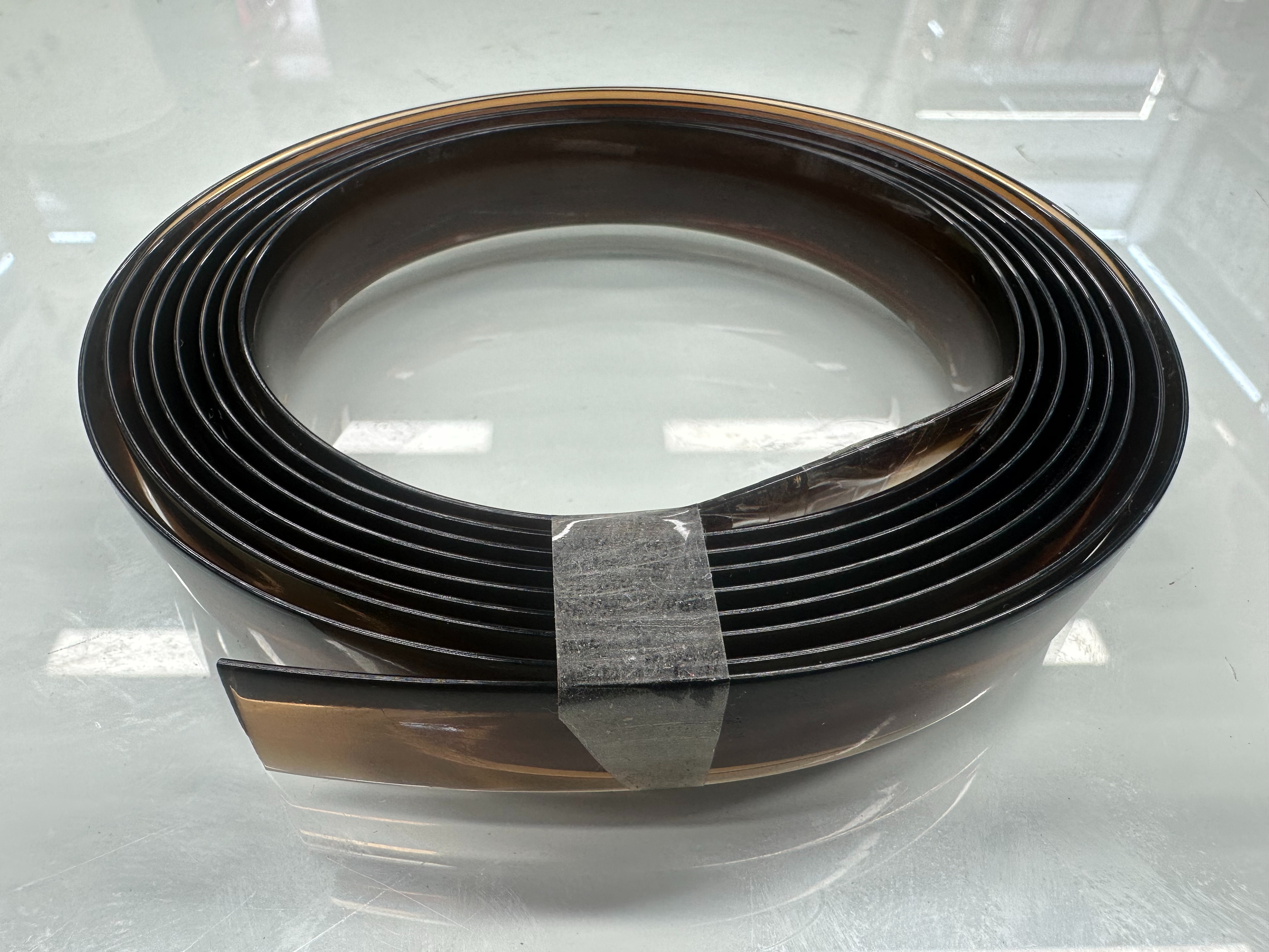 PVC塑胶皮带辅料鞋材辅料饰品配饰厂家直销#鞋面pvc裱贴条详情6