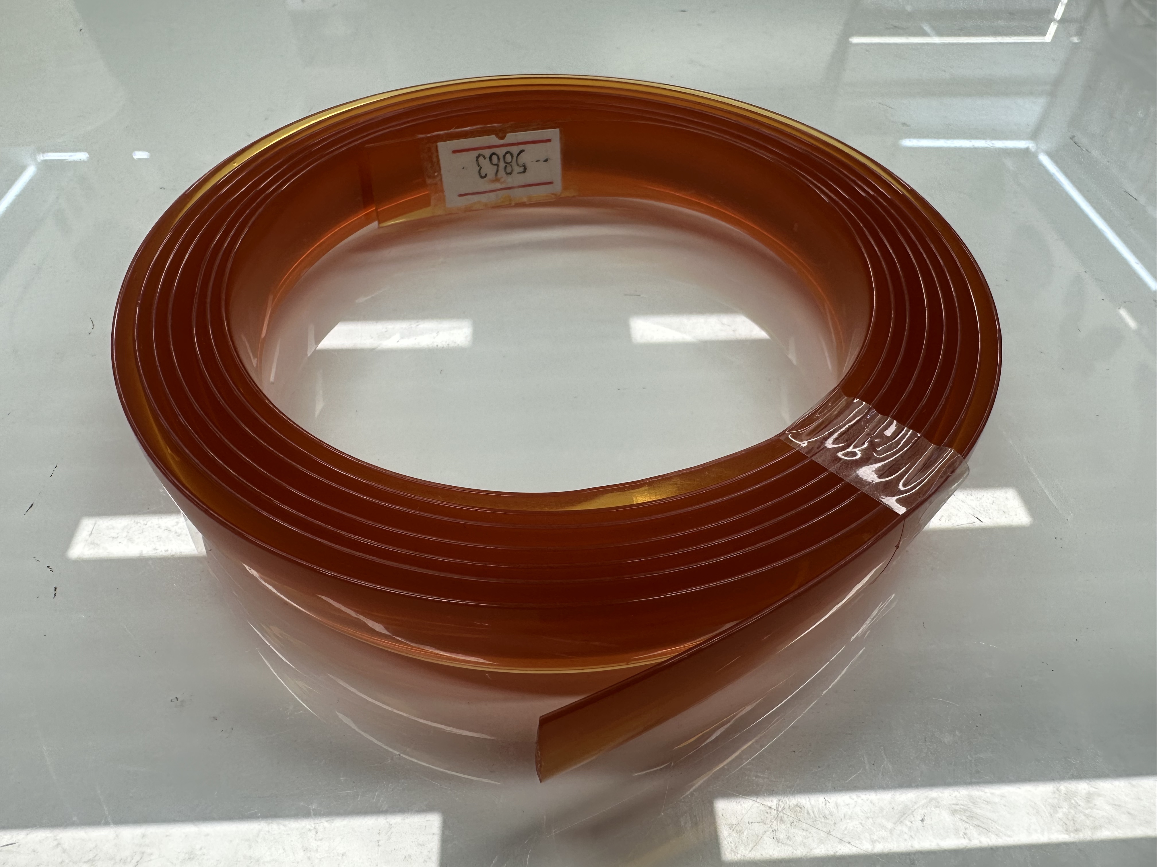 PVC塑胶皮带辅料鞋材辅料饰品配饰厂家直销#鞋面pvc裱贴条详情8