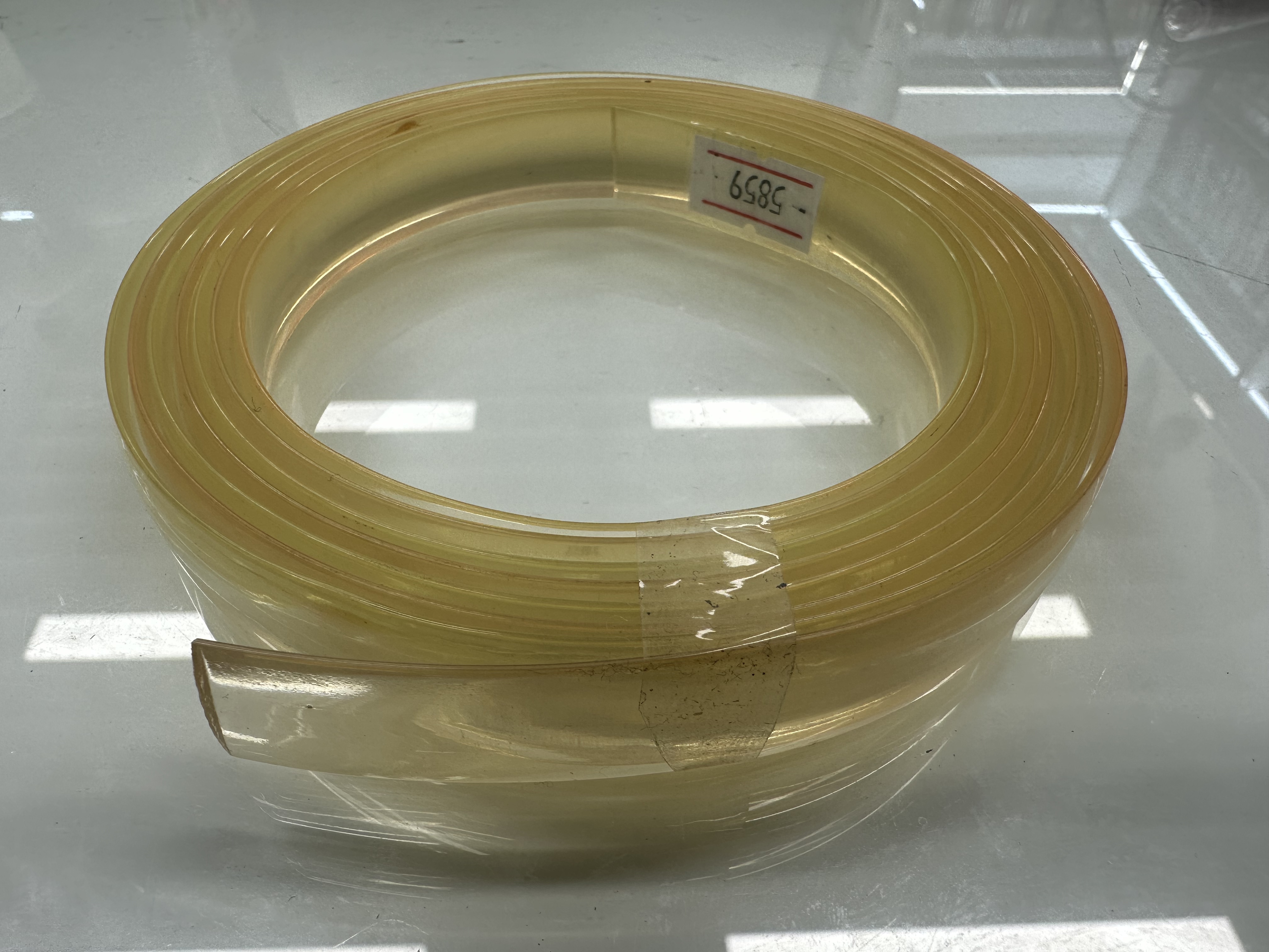 PVC塑胶皮带辅料鞋材辅料饰品配饰厂家直销#鞋面pvc裱贴条详情3