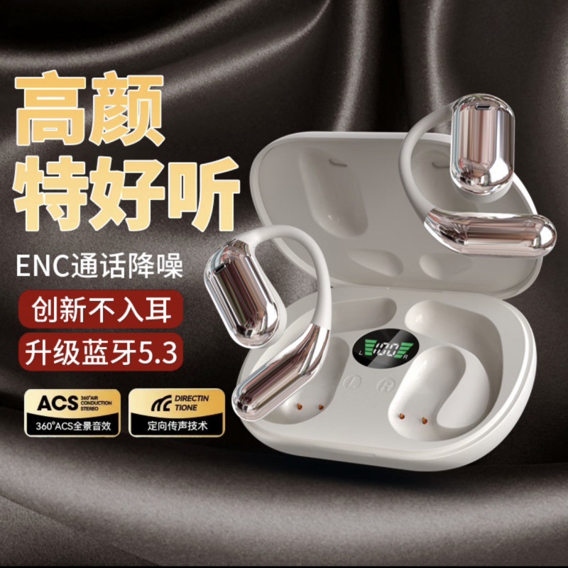 Douyin Cross-border bestseller Ai Translation OWS non-in-ear Bluetooth Headphones Q16 Open ear-hanging wireless Application Scenario