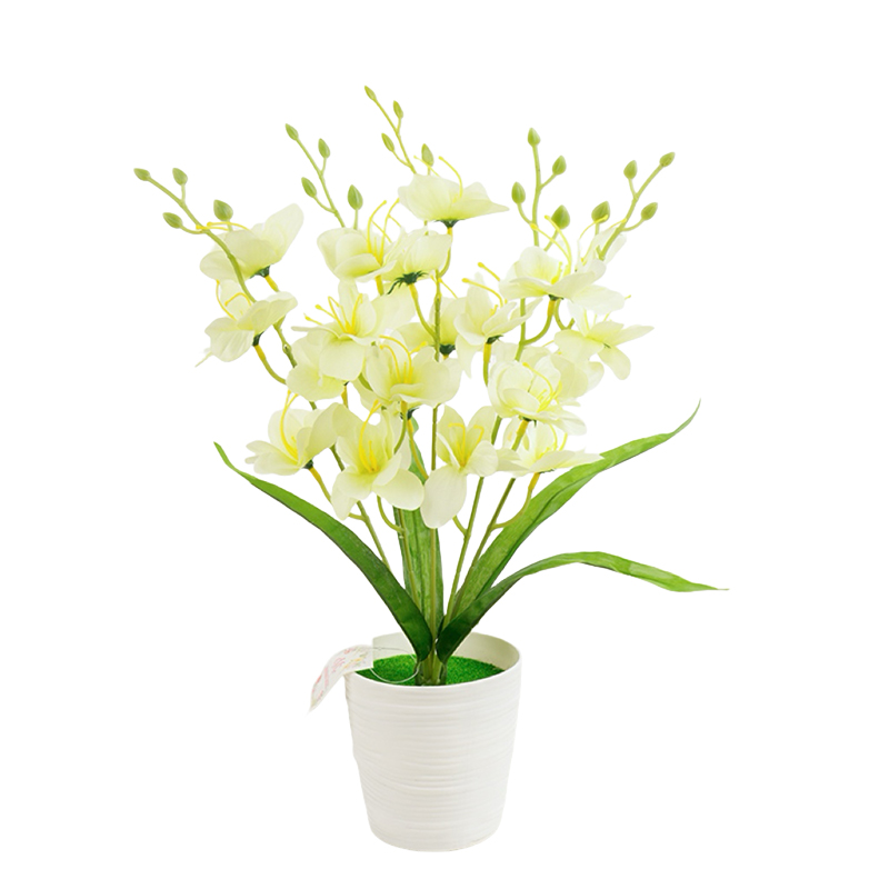 Home decoration, orchid potted plants, balcony, desk, office, hotel, Nordic plastic flowerpots detail image 5