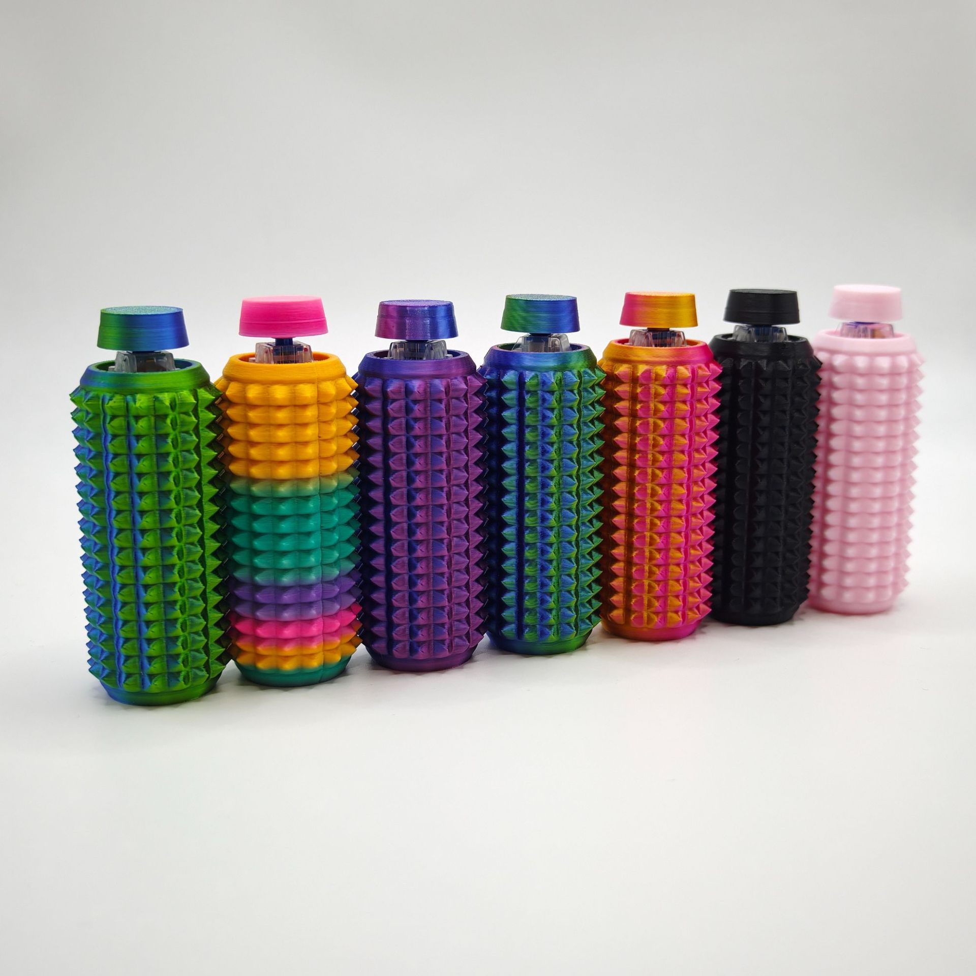 现货亚马逊跨境爆款Mini Grippie尖刺手工按压小握把焦虑玩具