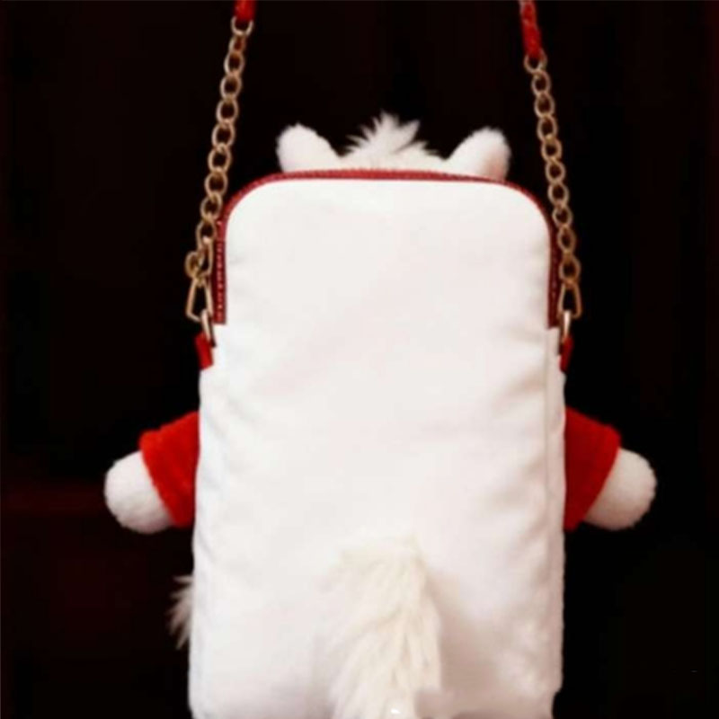 哭哭马/毛绒玩具/毛绒玩具小马驹/灯笼/ai玩具白底实物图