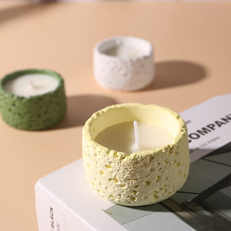 香薰蜡烛小众高级冷山系蜡烛礼盒套装家用室内持久 香氛摆