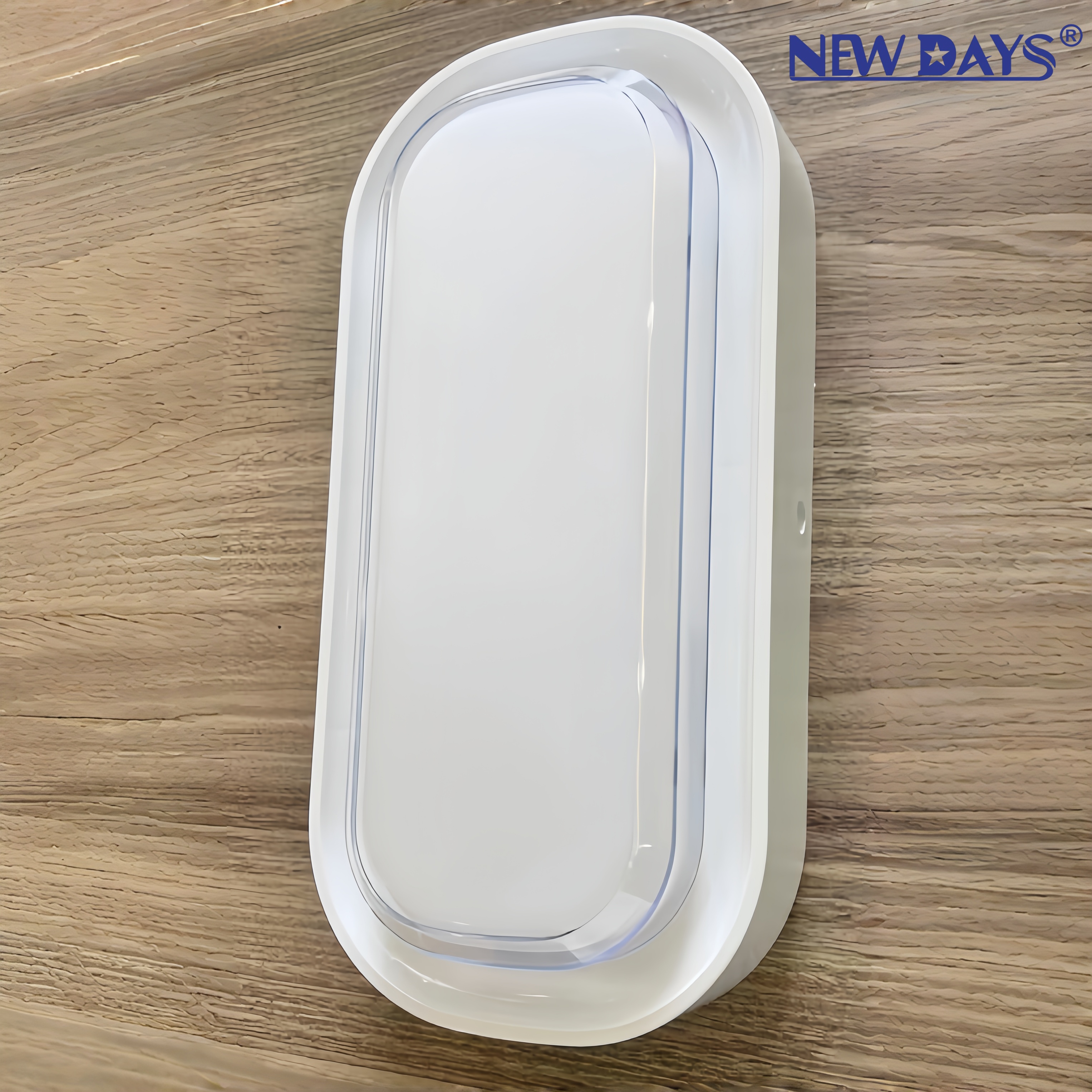 NEWDAYS brand cross-border new LED two-layer cover moisture-proof lamp, indoor and outdoor corridor wall lamp, waterproof high-brightness ceiling lamp, energy-saving lighting wall-mounted lamp, floodlight, outdoor Specification image