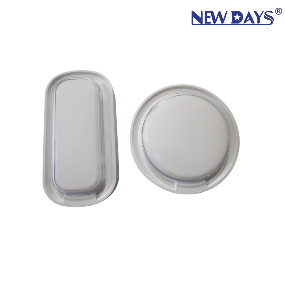 NEWDAYS brand cross-border new LED two-layer cover moisture-proof lamp, indoor and outdoor corridor wall lamp, waterproof high-brightness ceiling lamp, energy-saving lighting wall-mounted lamp, floodlight, outdoor Item Picture