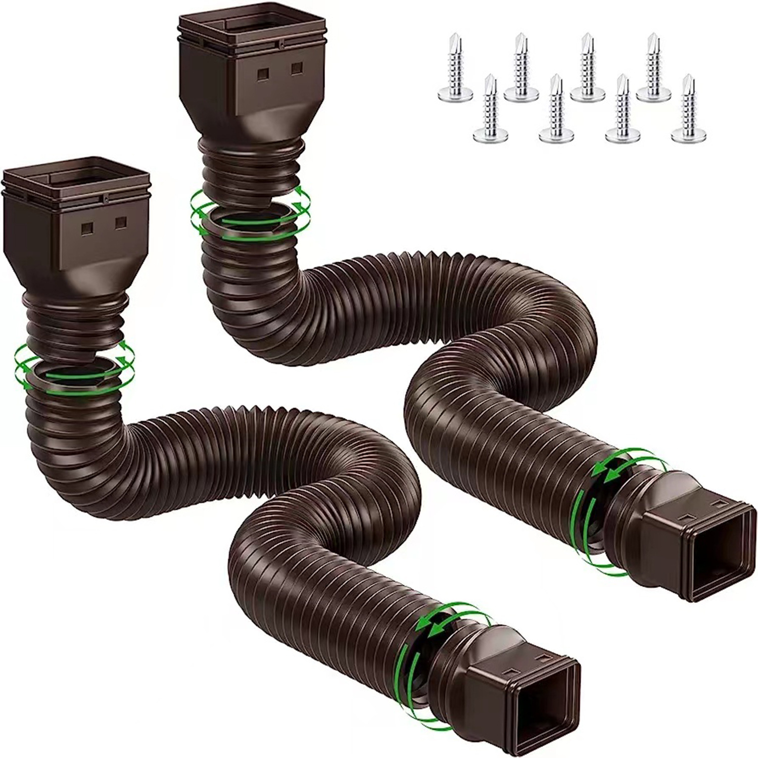 Amazon's best-selling house downspout extender, telescopic rainwater drainage pipe, outdoor sewage pipe, factory supply Specification image