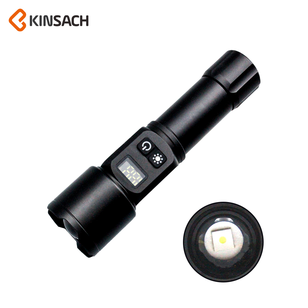 多功能LED手电筒照明灯便携风扇手电筒拉手户外应急灯多用途照明工具