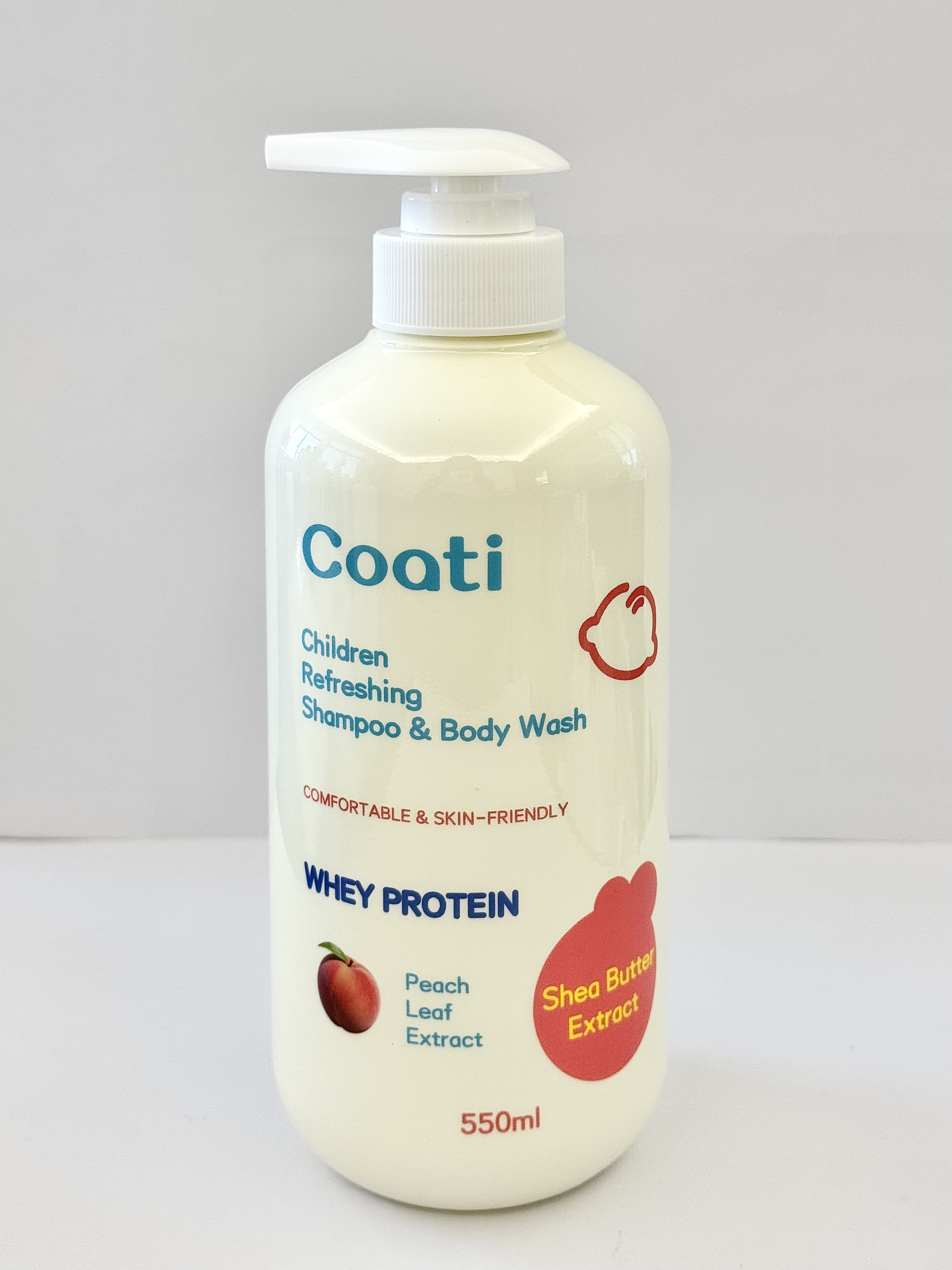 Coati Extra Care Shampoo and Body Wash bottle Application Scenario