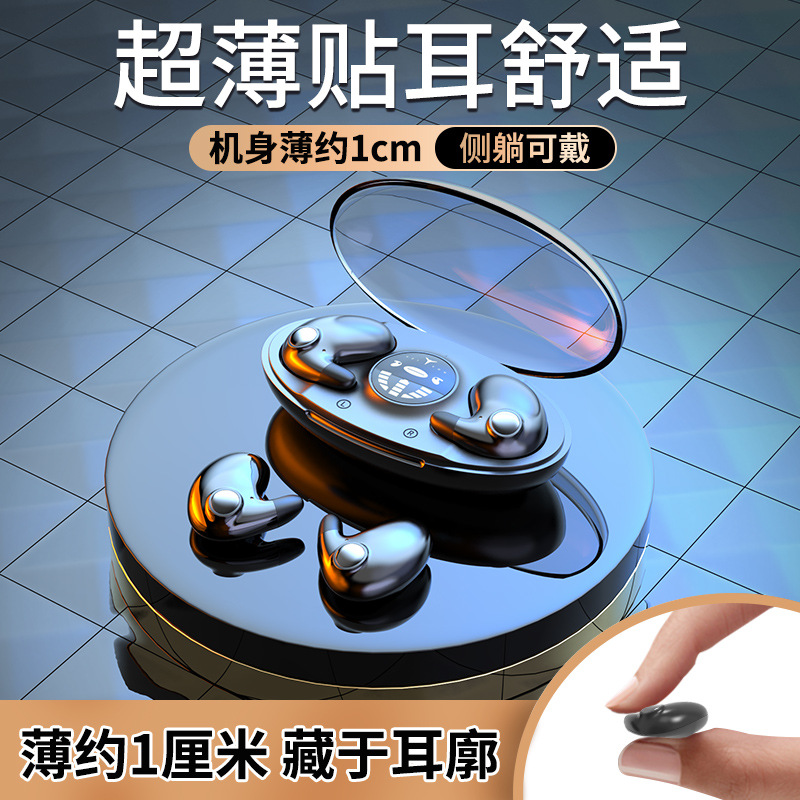 Cross-border private model MD538 wireless Bluetooth headphones sleep in-ear style X55 bestseller painless, direct supply from domestic factory details Picture