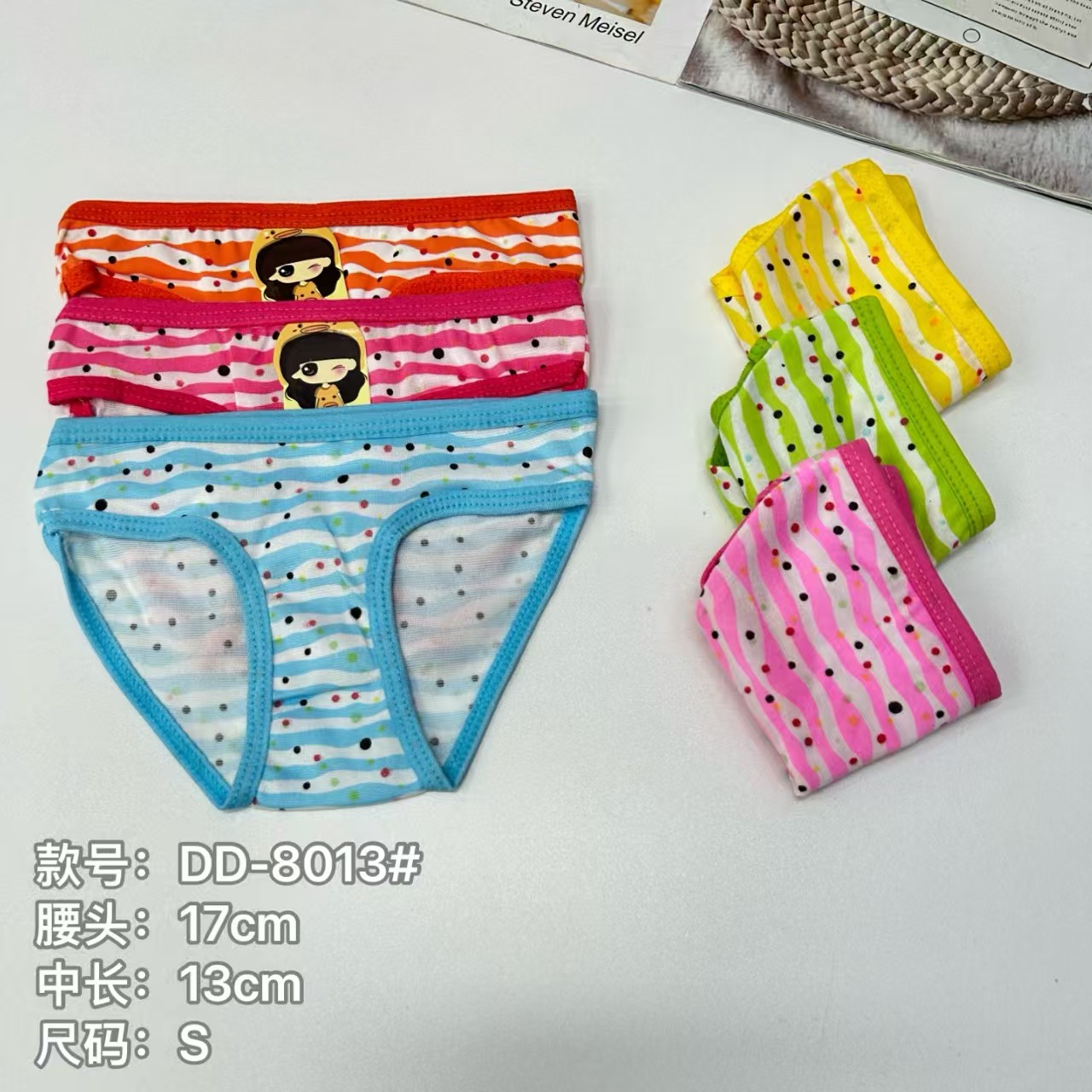 DD-8013# Children's underwear for export to the Middle East and Africa, polt-colored printed children's clothing, comfortable and breathable underwear for women, QNI full figure