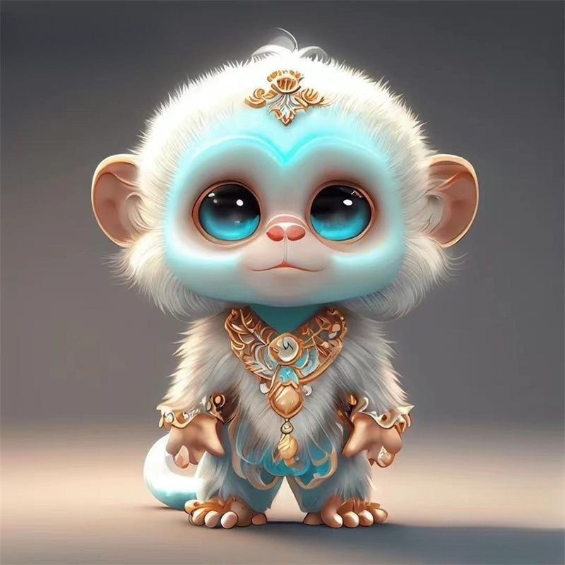 跨境新款亚克力平面12生肖十二生肖汽车装饰挂件