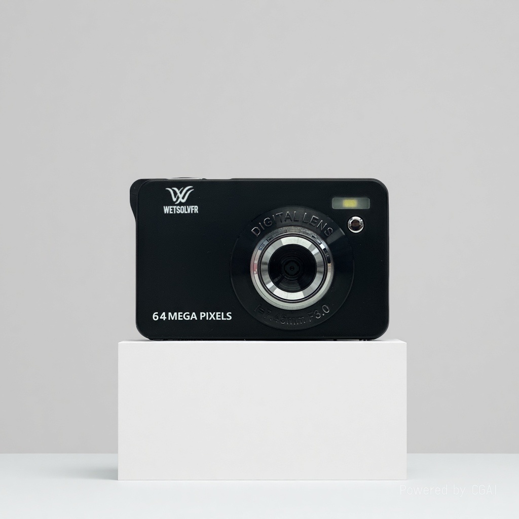 High-definition portable camera for campus recording can take photos and upload them to mobile phones. CCD camera is a common digital camera device Specification image