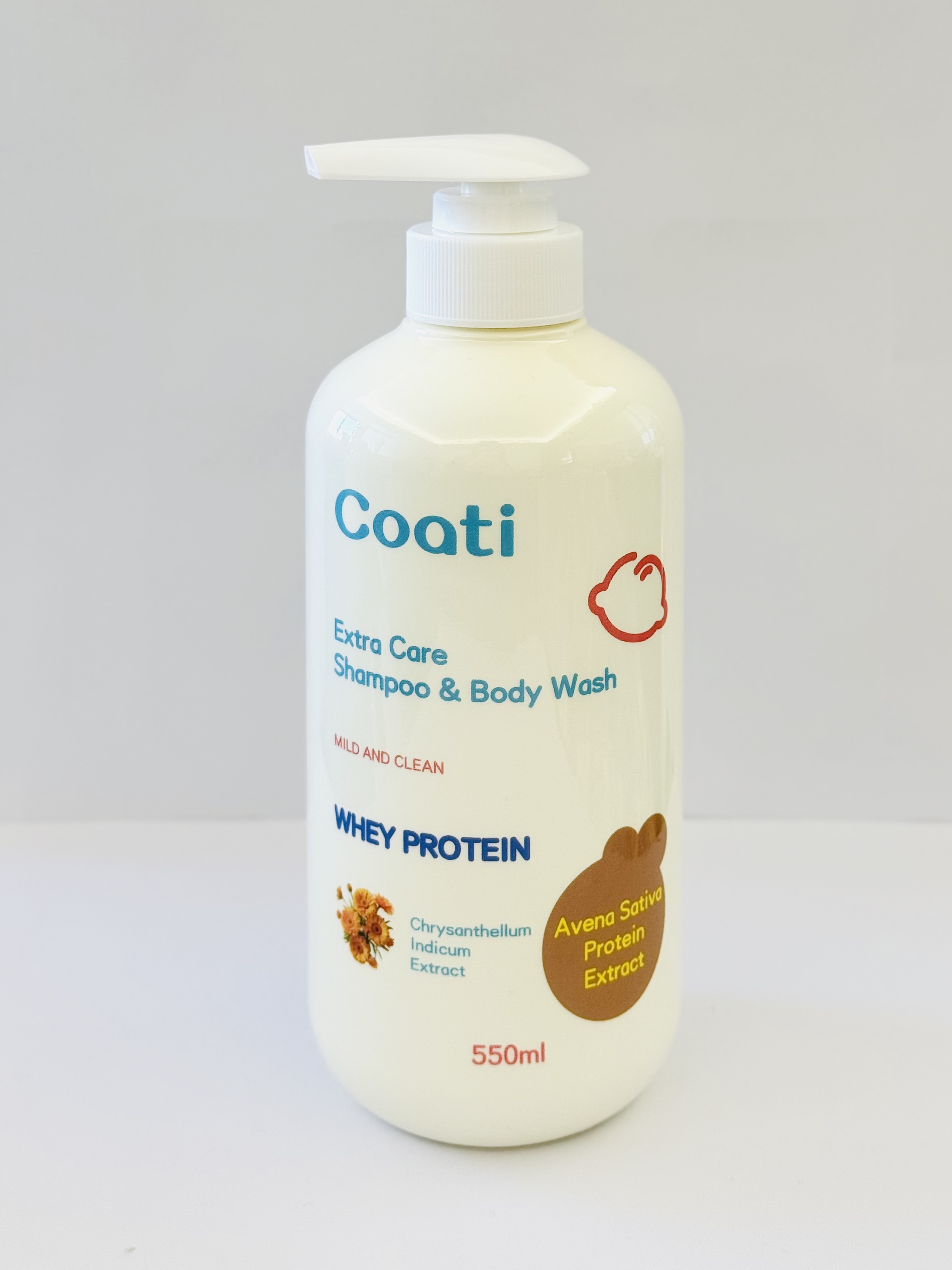 Coati Extra Care Shampoo and Body Wash bottle