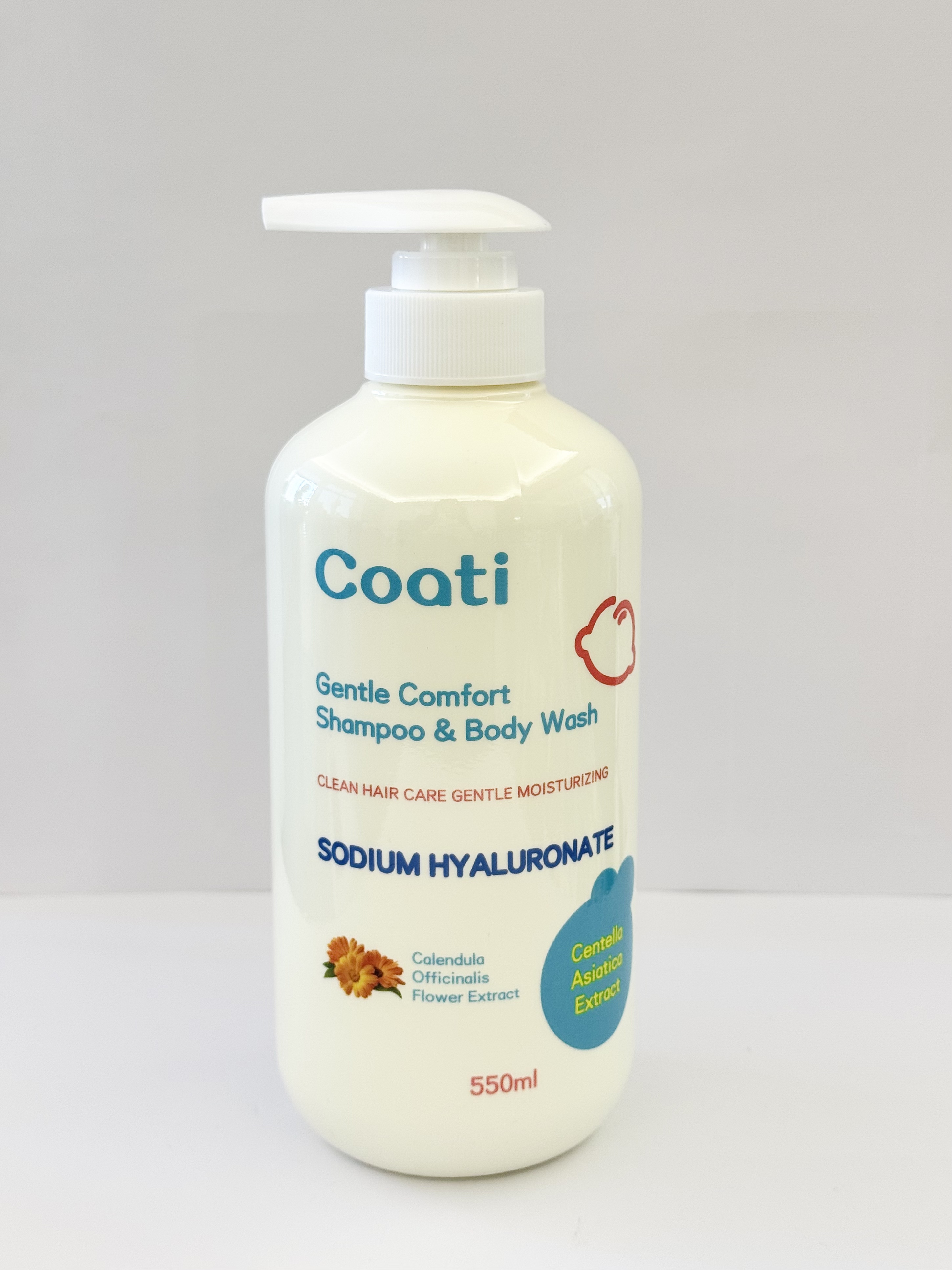 Coati Extra Care Shampoo and Body Wash bottle details Picture