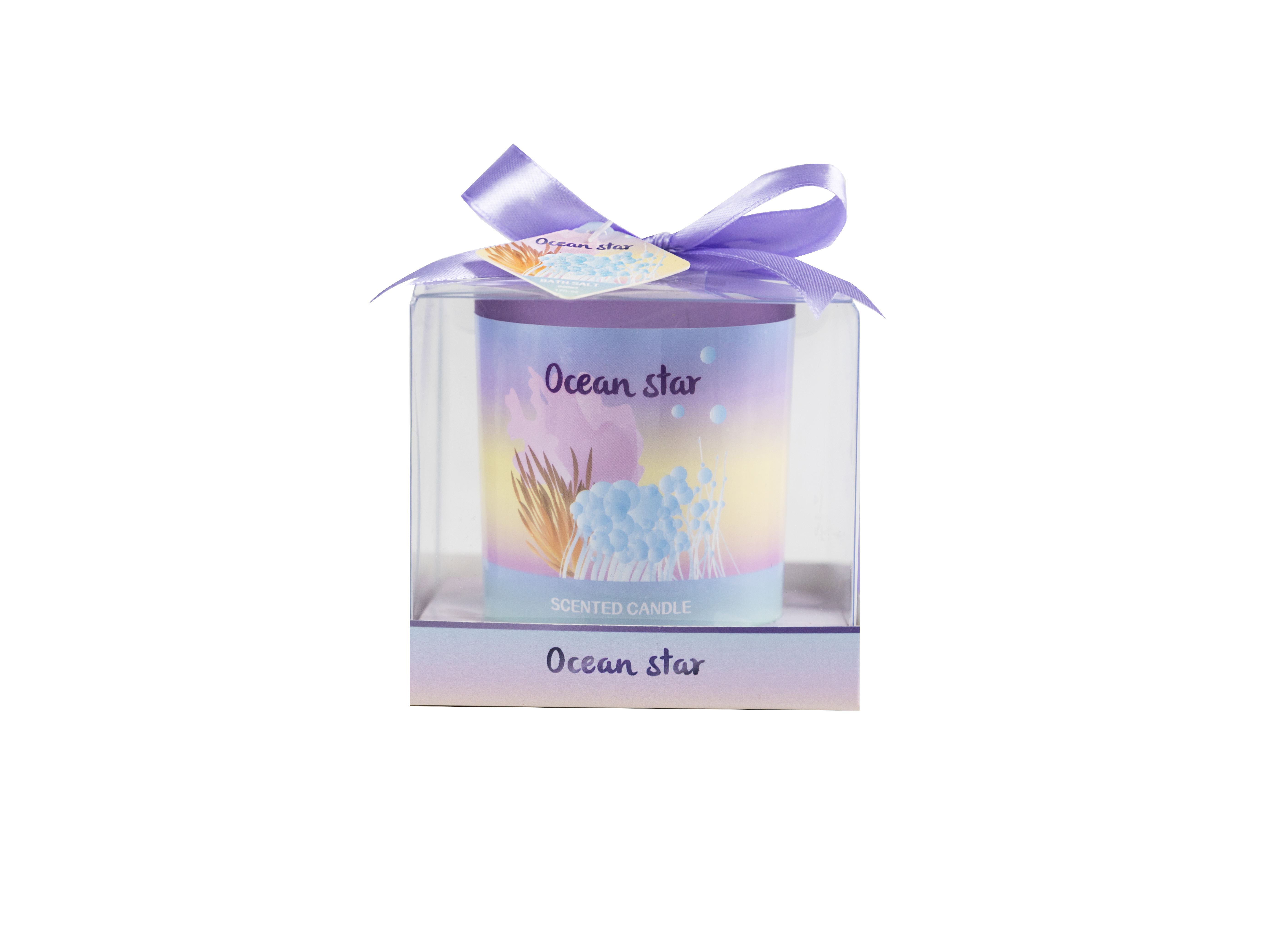 Wholesale customized hand-held gift box set of body wash, body lotion and bath balls, combined bath gift box set, Mother's Day gift for ladies, romantic purple gift set Application Scenario