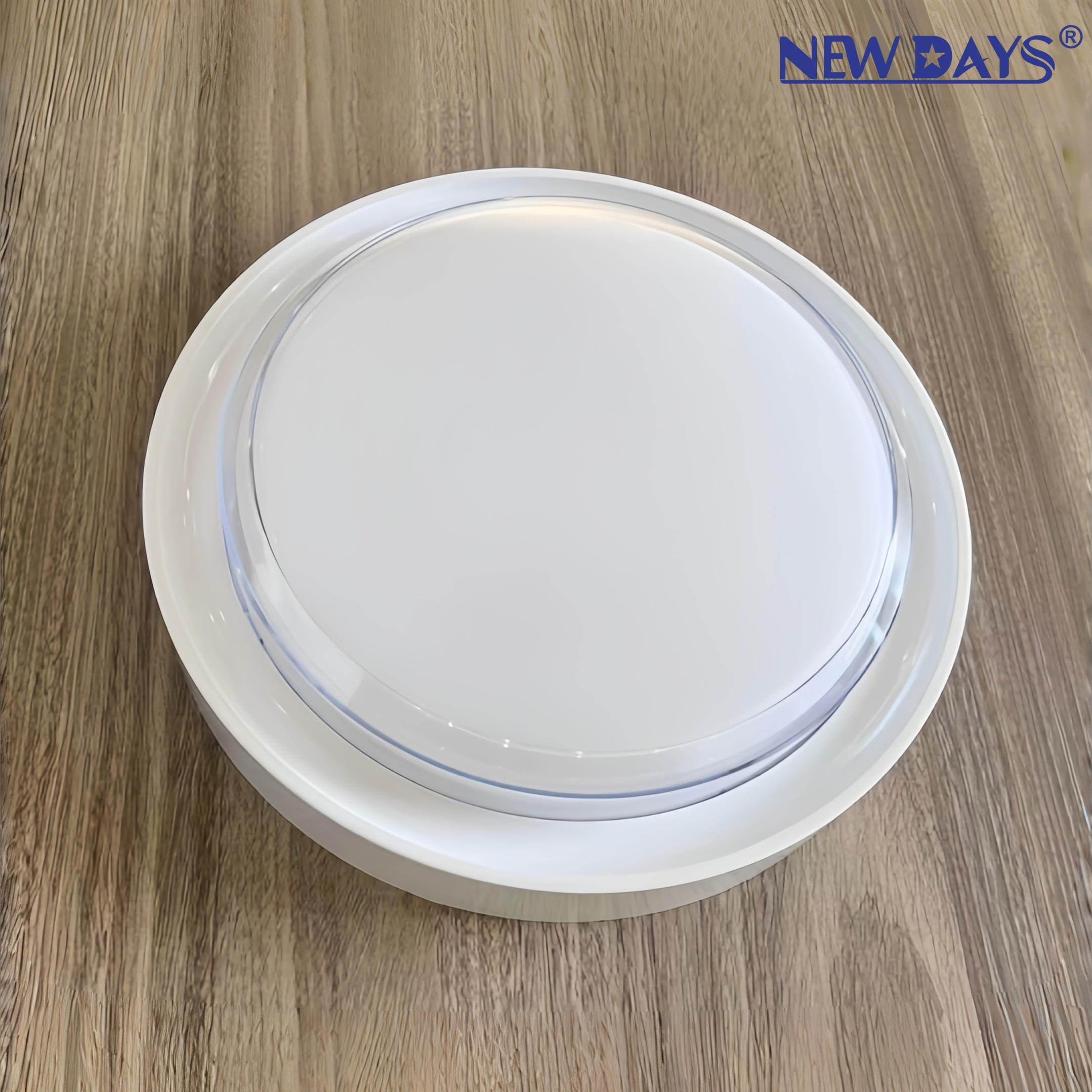 NEWDAYS brand cross-border new LED two-layer cover moisture-proof lamp, indoor and outdoor corridor wall lamp, waterproof high-brightness ceiling lamp, energy-saving lighting wall-mounted lamp, floodlight, outdoor details Picture