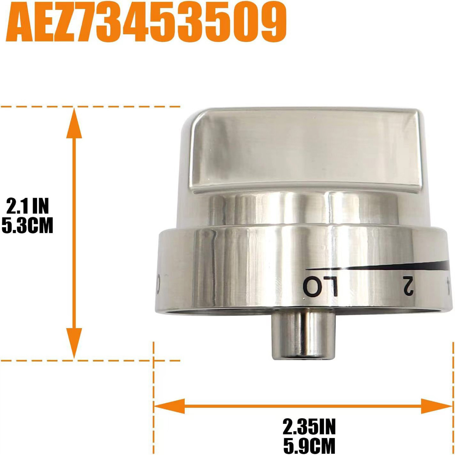 The new Amazon AEZ73453509 oven stove knob assembly is suitable for AEZ72909008 accessories details Picture