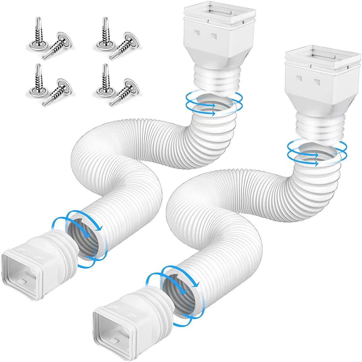 Amazon's best-selling house downspout extender, telescopic rainwater drainage pipe, outdoor sewage pipe, factory supply Application Scenario