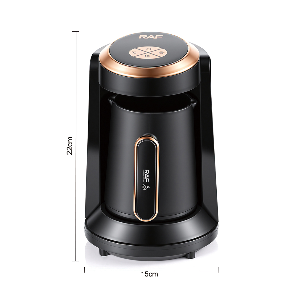 RAF European standard cross-border Turkish coffee pot, high-temperature resistant hot water kettle for brewing coffee, visual one-click operation coffee machine pic 8