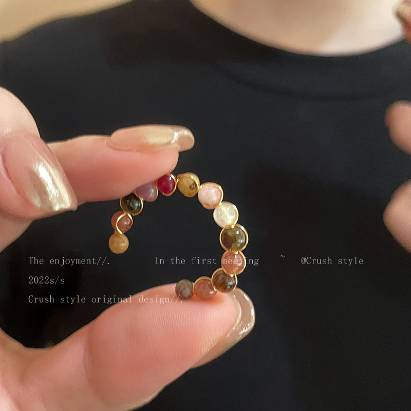 小红书同款复古开口戒指女轻奢小众设计高级感食指戒时尚个性指环