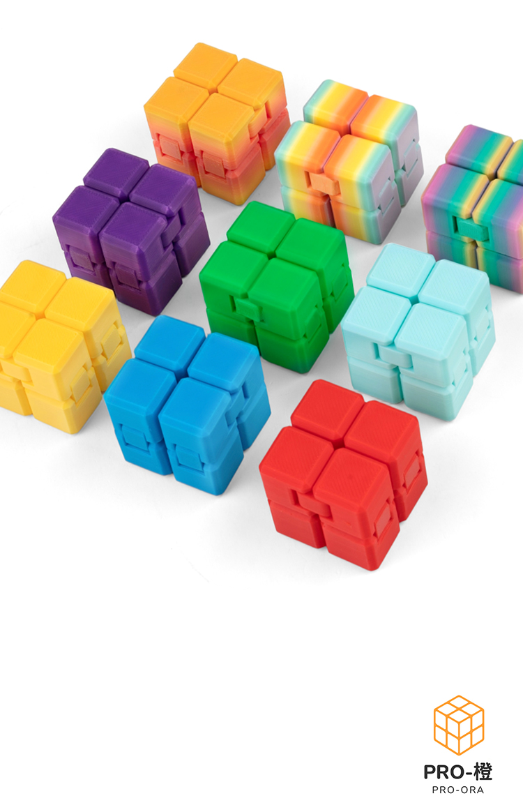 3d打印无限二阶魔方便携创意解压益智彩色儿童玩具摆件装饰礼物批详情6