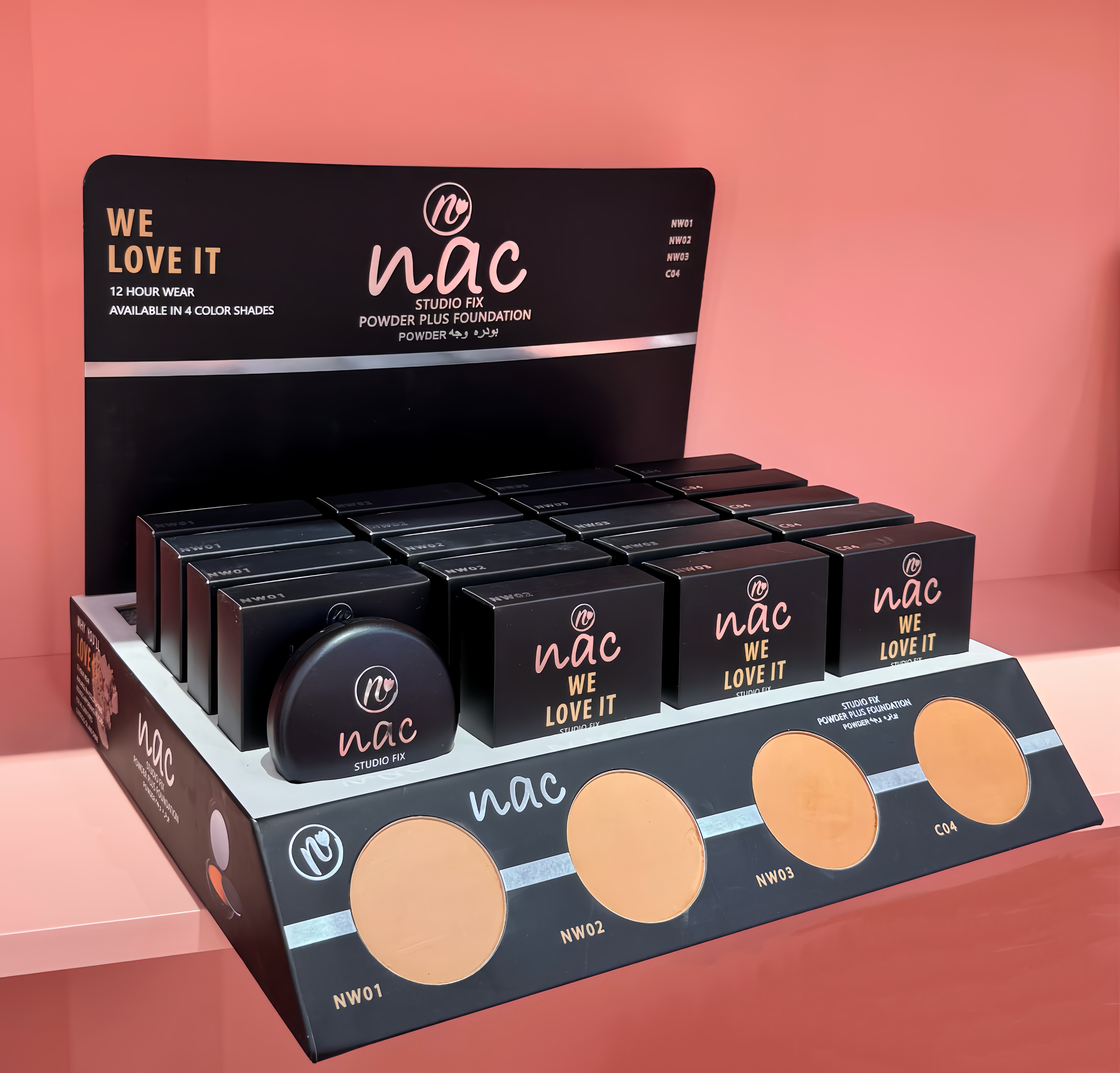 Custom Waterproof Oil-Control Powder -Loveme Beauty&4 colors details Picture