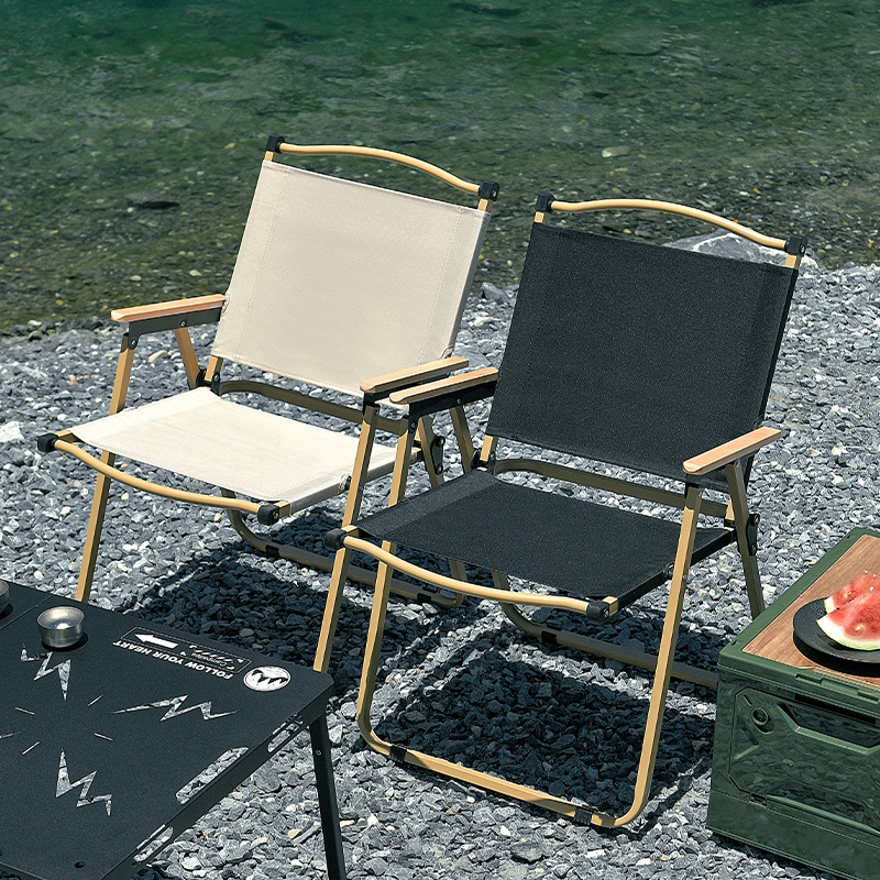 Kemite chair, camping chair, outdoor folding chair, portable picnic chair, stall egg roll table, fishing chair, moon chair, outdoor products, beach chair, folding chair, outdoor folding chair Application Scenario