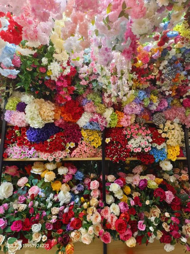 Internet-famous fireworks, single faux silk fabric, reed foxtail grass, home decoration, living room, wedding, multi-color reed artificial flowers, artificial flowers, waterfall artificial flowers, wedding detail image 4