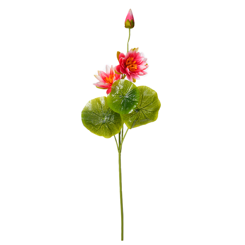 Chinese-style artificial lotus, artificial flower, silk flower, lotus, Buddha hall flower table, home decoration, plastic ornaments, living room ornaments, artificial flowers, wedding artificial flowers, waterfall artificial plant wall detail image 6