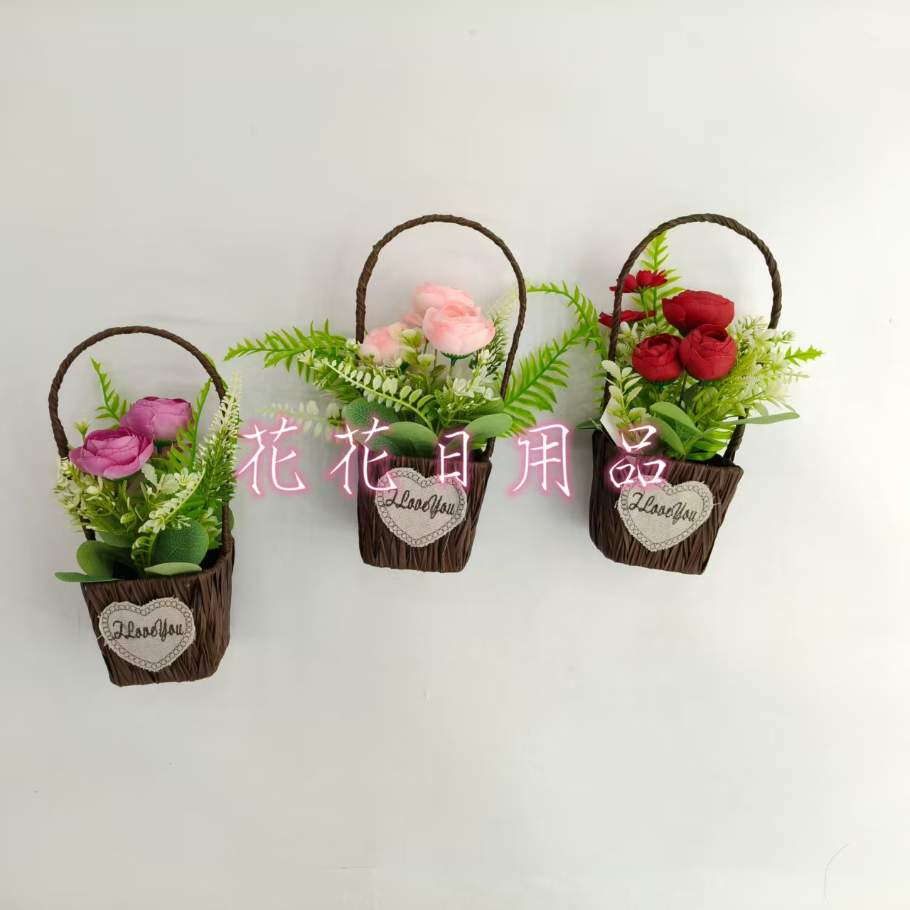 仿真花假花盆景编织盆花苞摆件装饰品详情7