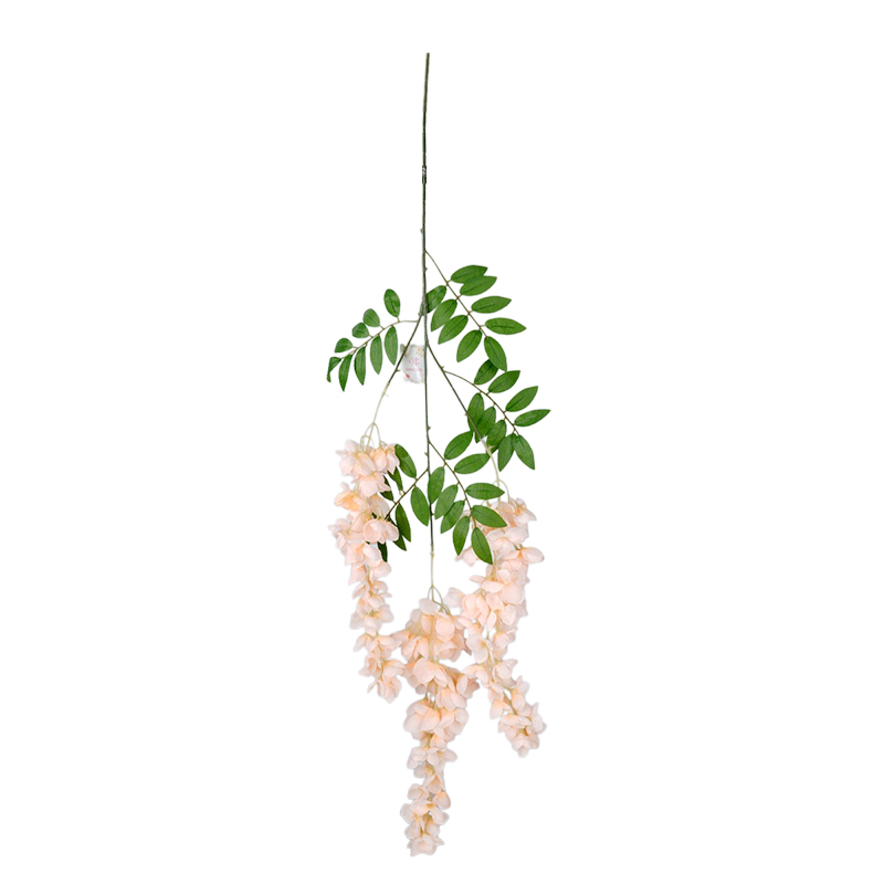Artificial lily of the valley, artificial flower, suspended ceiling flower vine, indoor wedding decoration vine, plastic vine plant, artificial lily of the valley, hanging wind chime flower, long branch artificial flower, silk flower, hanging flower vine, wedding hall decoration flower, photo props Application Scenario