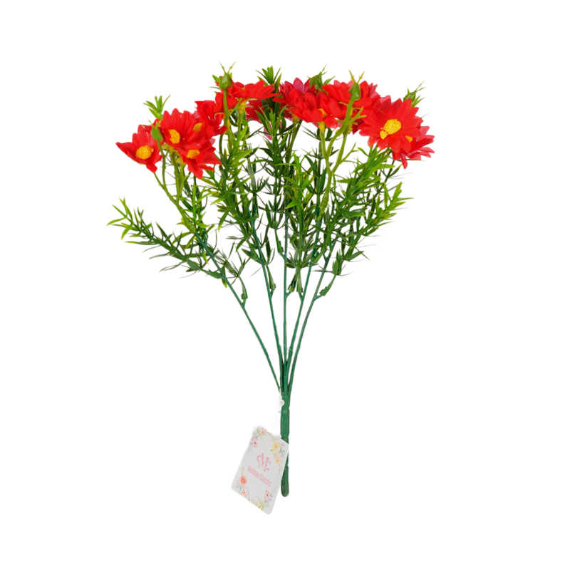 Daisies, artificial flowers, artificial flowers, single green plants, photo props, bedroom and living room table ornaments, decorative small ornaments, artificial plants, wall artificial flowers, wedding artificial flowers detail image 3