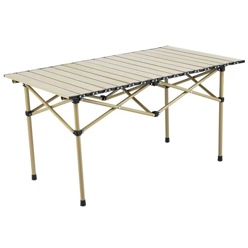 Outdoor folding table, portable camping egg roll table, picnic table, night market stall folding square table, folding egg roll table, outdoor outdoor set supplies, picnic folding table Application Scenario