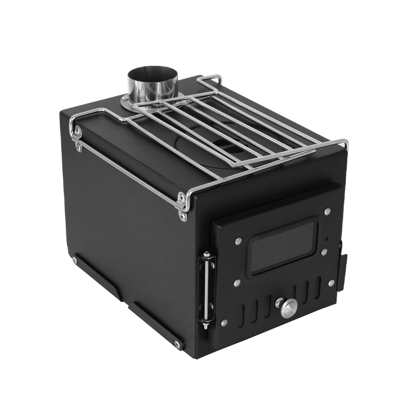 2030 New model Barbecue grill, small wood-fired stove, outdoor barbecue, wild heating tent, multi-functional smokeless folding stove Item Picture