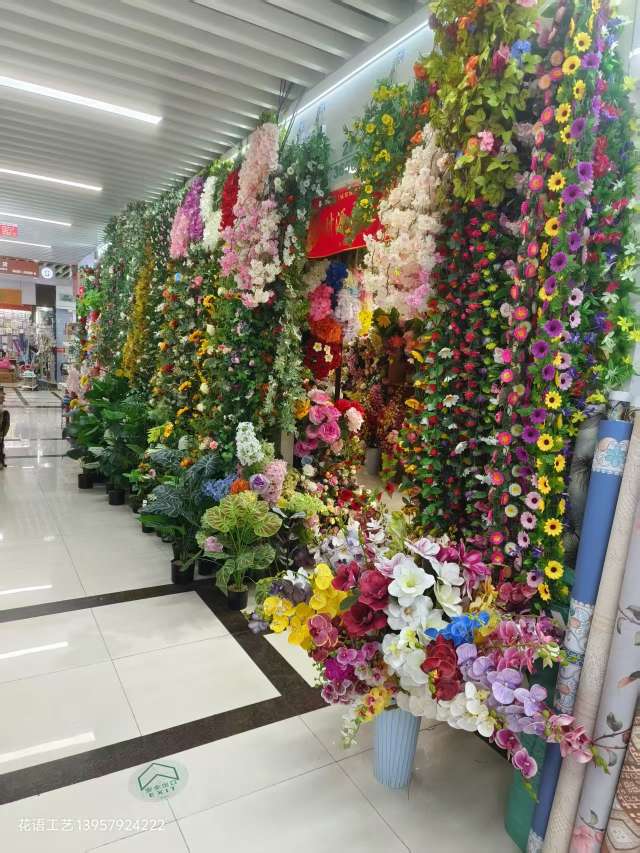 Artificial rose vines, artificial flower vines, living room air conditioners, wedding room decoration, winding and shielding, plastic vine plants, artificial flowers, waterfall artificial flowers, wedding artificial plants, wall artificial flowers detail image 4