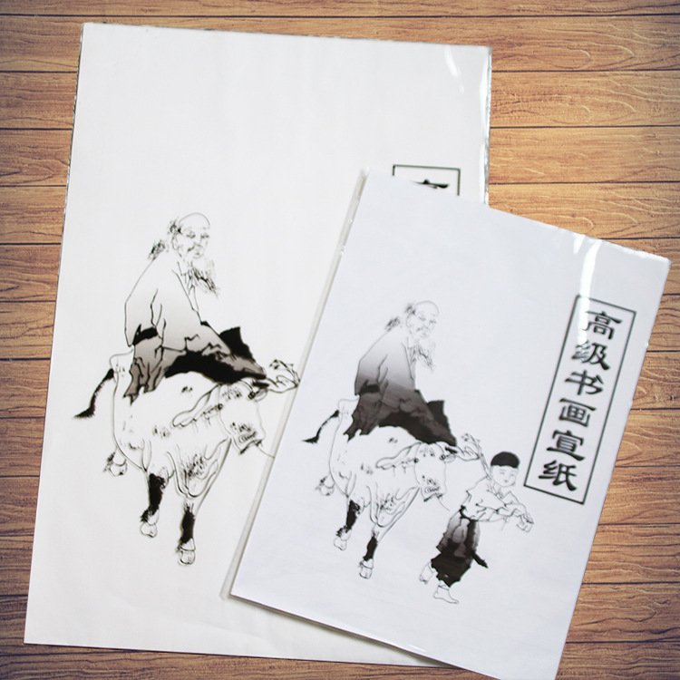 入门书画国画8K宣纸 初学者国画书法练习生宣纸 4开宣纸袋装