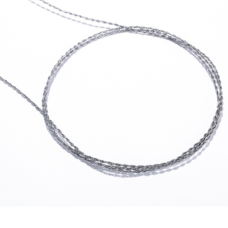 Outdoor EDC saw equipment portable survival tools, 360-degree rotating four-strand wire saw, stainless steel wire saw Item Picture