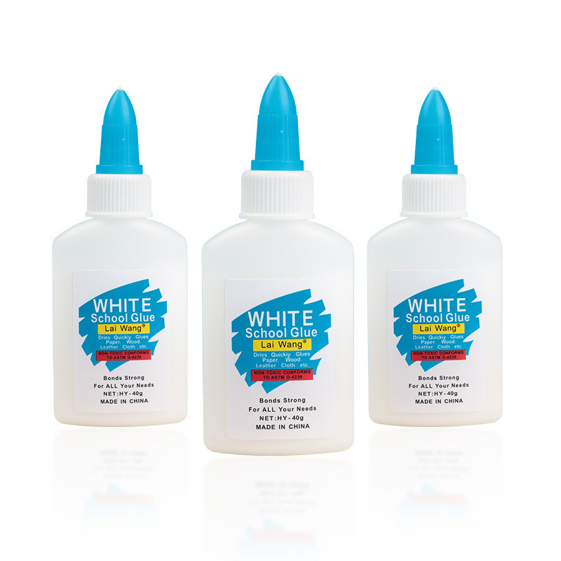 白乳胶40ml 批发办公高粘白胶快干高粘胶diy手工胶儿童木工