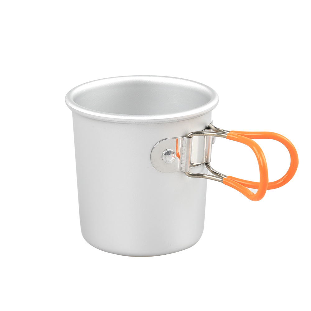 150ml/300ml outdoor aluminum alloy folding small tea cups, picnic water cups, coffee cups, camping barbecue wine cups, self-driving tour mouthwash cups Item Picture