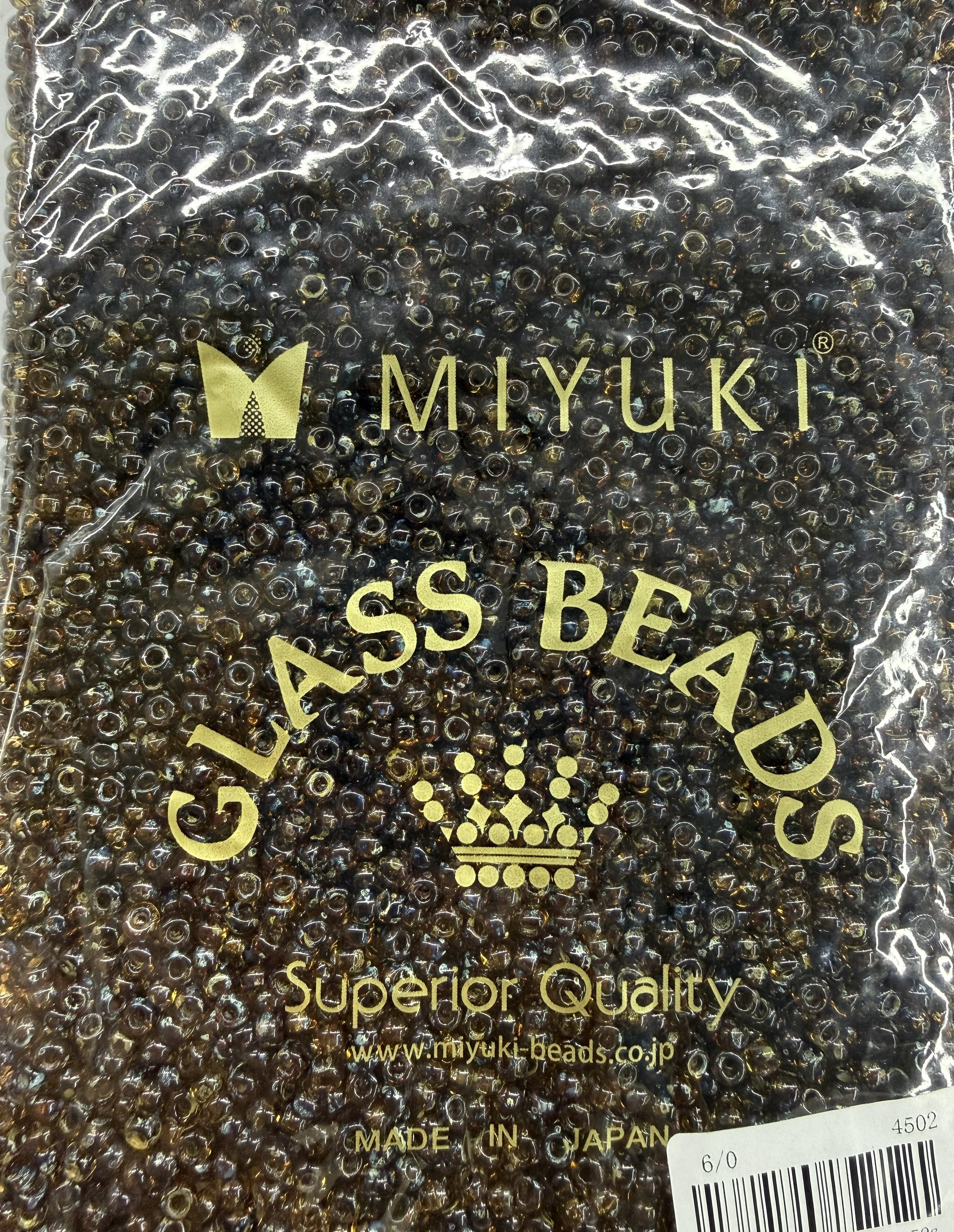 日本进口Miyuki米珠6/0圆珠系列整包450g服饰辅料玻璃米珠