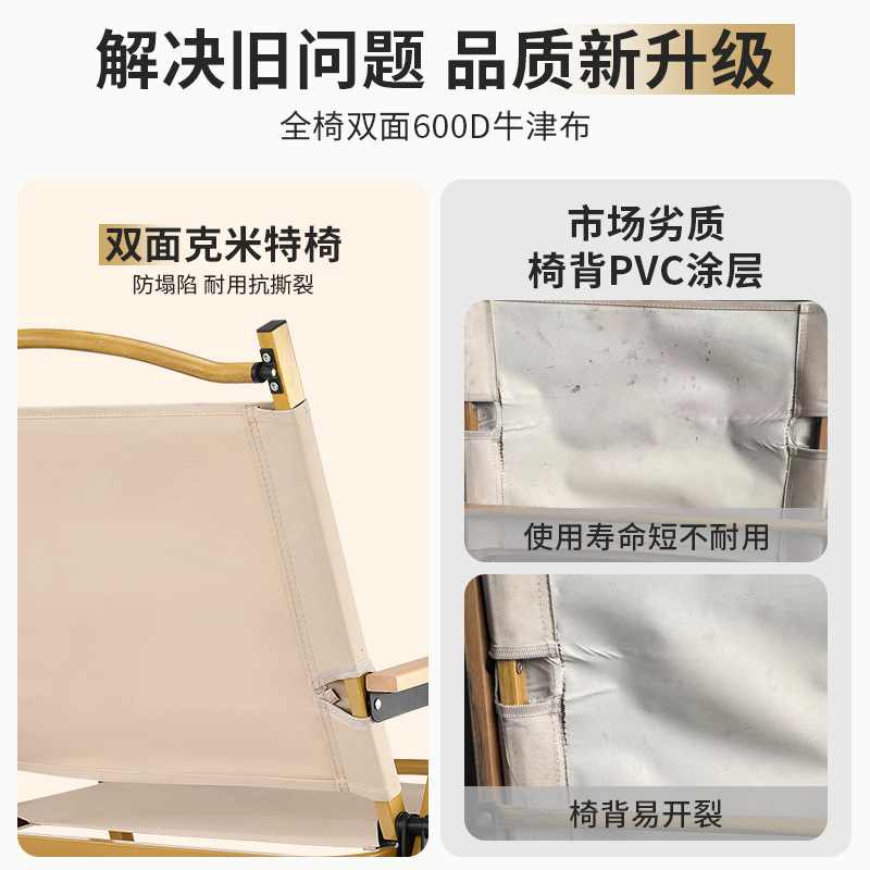Kemite chair, camping chair, outdoor folding chair, portable picnic chair, stall egg roll table, fishing chair, moon chair, outdoor products, beach chair, folding chair, outdoor folding chair details Picture