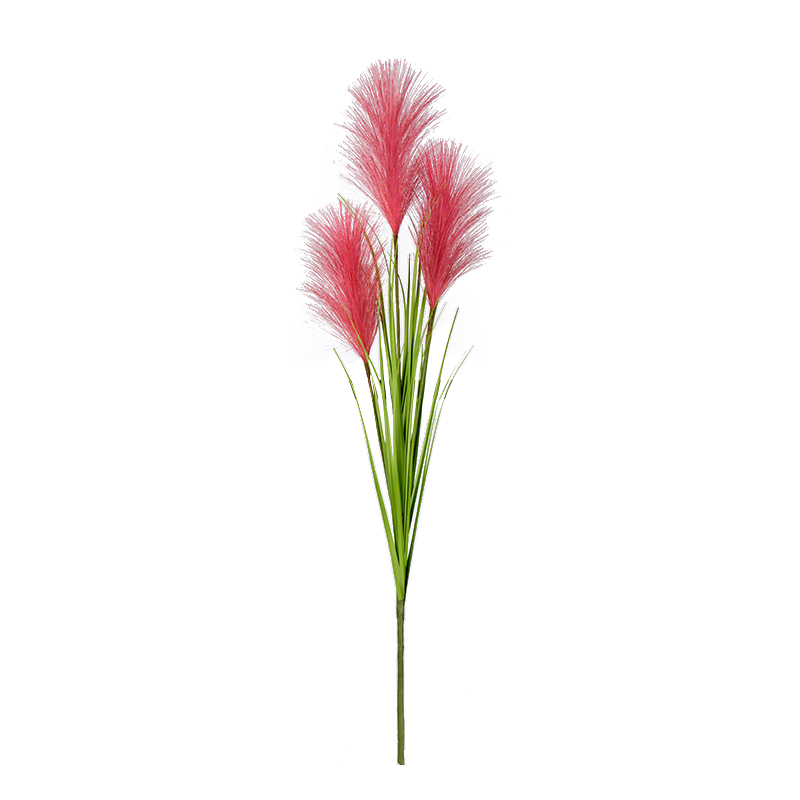 Artificial dried flower reed potted plant arrangement, artificial flower reed ornaments, Nordic ins style artificial flowers and grass wedding decoration, home ornaments, artificial flower waterfall Item Picture