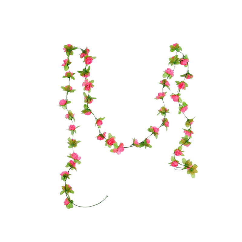 Apple flower strips, rattan strips, decorative vines, artificial flowers, hanging pipes, wall hanging, indoor green plants, long strip flowers, living room wisteria flowers, artificial flowers, rattan strips, rattan weaving Specification image