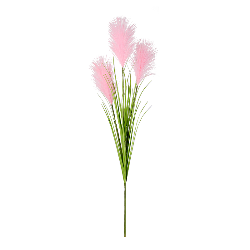 Artificial dried flower reed potted plant arrangement, artificial flower reed ornaments, Nordic ins style artificial flowers and grass wedding decoration, home ornaments, artificial flower waterfall Specification image